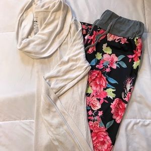 Gap Octavia White Cowl Sweater